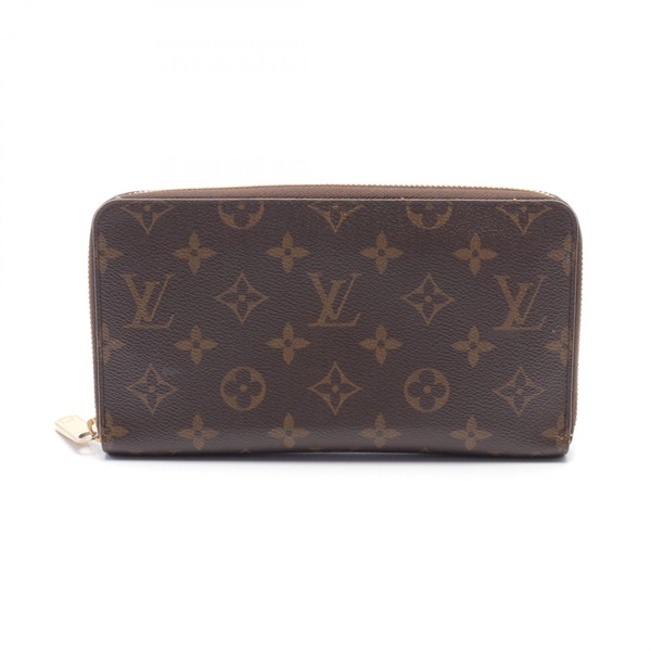 LOUIS VUITTON Zippy Organizer wallet M62581 Monogram canvas Brown Used unisex