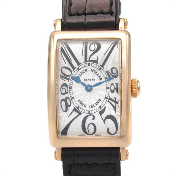 FRANCK MULLER Long Island Wrist Watch 902QZ Quartz K18PG Croco Used Women