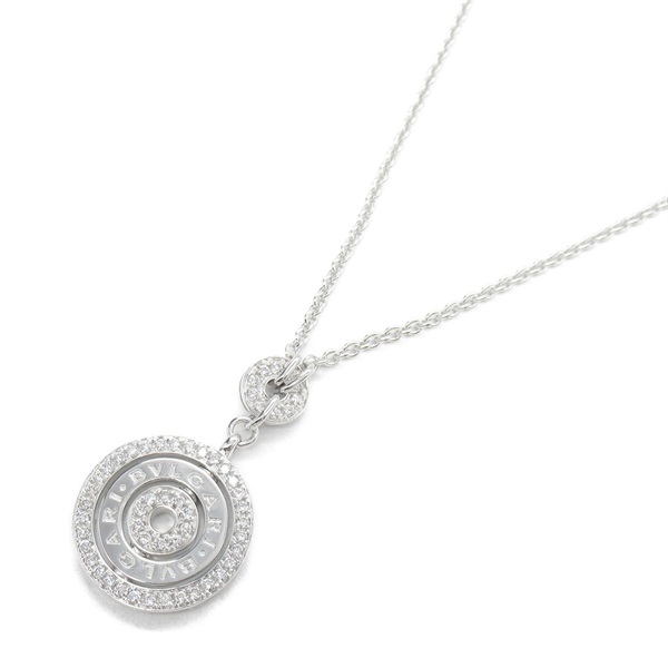 BVLGARI Astrale Cherki Necklace Pendant 18KWG White Gold Used women