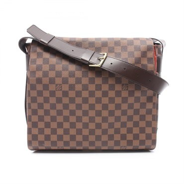 LOUIS VUITTON Bastille Shoulder Bag N45258 Damier canvas Brown Ebene Used unisex