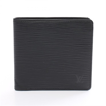LOUIS VUITTON Porte Billet Cartes Credit Monnaie wallet M63542 Epi leather Black