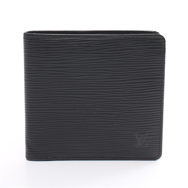 LOUIS VUITTON Porte Billet Cartes Credit Monnaie wallet M63542 Epi leather Black
