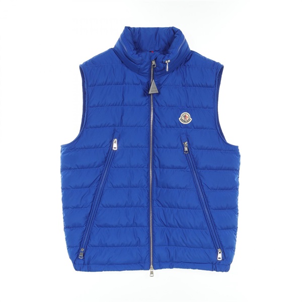 MONCLER ALBYT Down Puffer vest I10911A0006054A81 polyester Blue Used mens #2