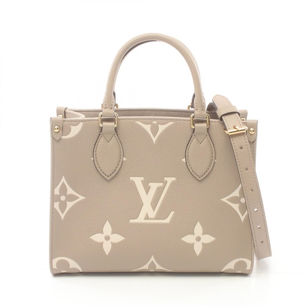 LOUIS VUITTON On the Go PM 2way shoulder Hand tote bag M45779 Monogram Empreinte