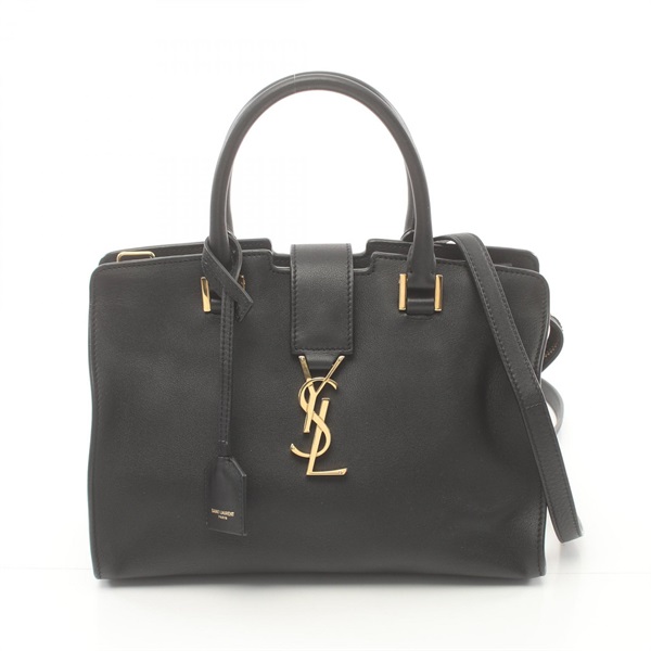 SAINT LAURENT Baby Cabas YSL 2way Handbag GIUR424868-0918 leather Black Used