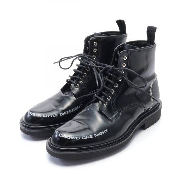 Christian Dior - 購入時試着のみ　DIOR  xsサイズ　ブラック Christian Dior Black Cannage Ankle Boots - Size 40 1/2