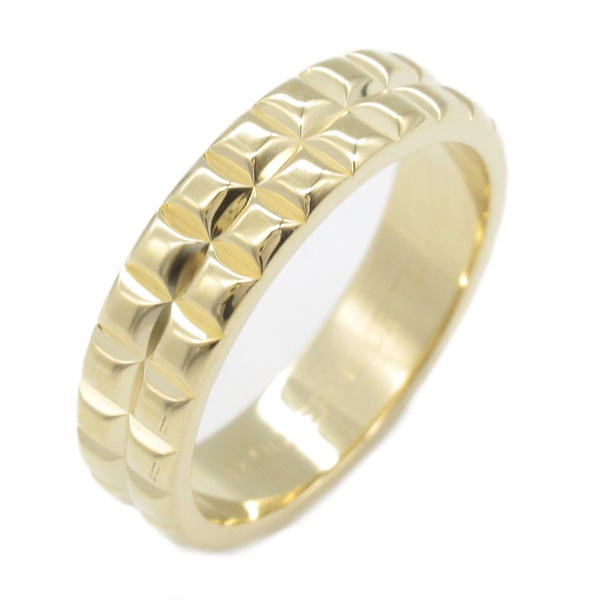 Boucheron Quatre de Paris 2 Rows Ring K18 Yellow Gold Used US size #7.5