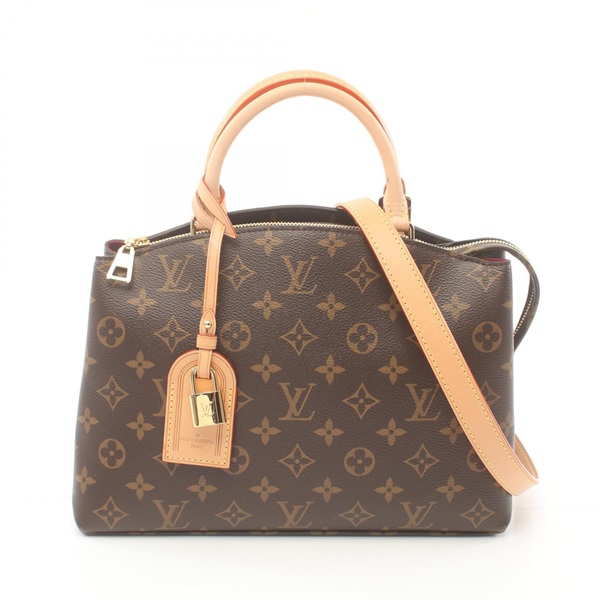 LOUIS VUITTON Petit Palais PM 2way Handbag M45900 Monogram Brown Used Women LV