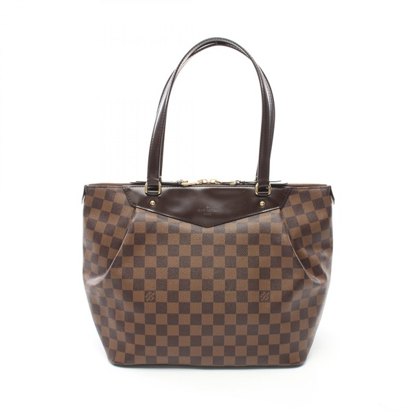 LOUIS VUITTON Westminster GM Tote shoulder Bag N41103 Damier Ebene Used