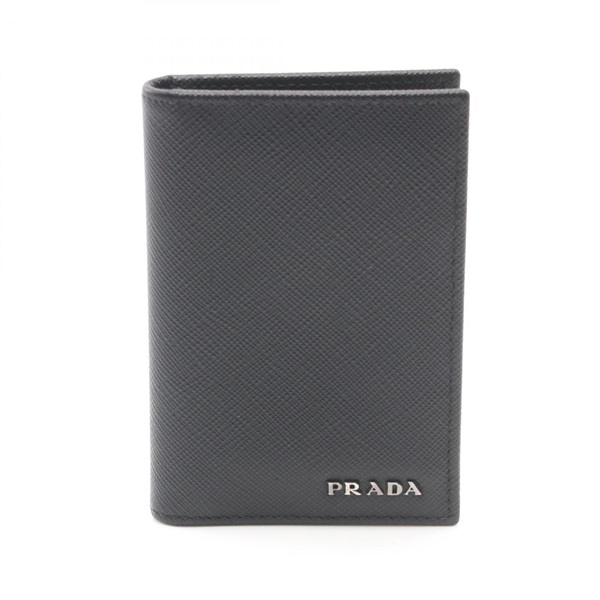 PRADA SAFFIANO 1 Card Holder 2MC101 leather Black Used mens