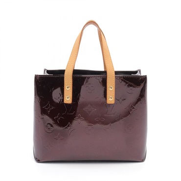 LOUIS VUITTON Lead PM Handbag M91993 Vernis leather Purple Amarrant Used Women