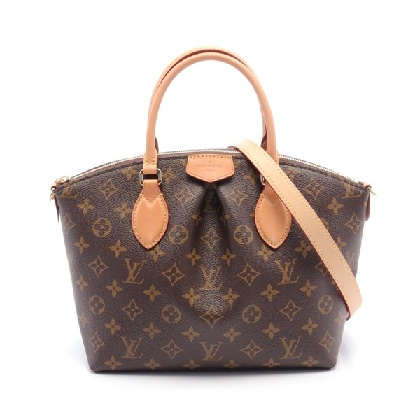 LOUIS VUITTON Boetie NM PM Hand bag M45986 Monogram canvas leather Brown Used LV