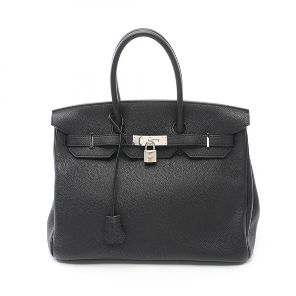 HERMES Birkin 35 Hand bag Togo leather SHW Black Used Women