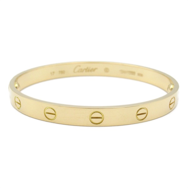 CARTIER Love bangle Bracelet 15.5cm DV1556 18K Yellow Gold Used Women