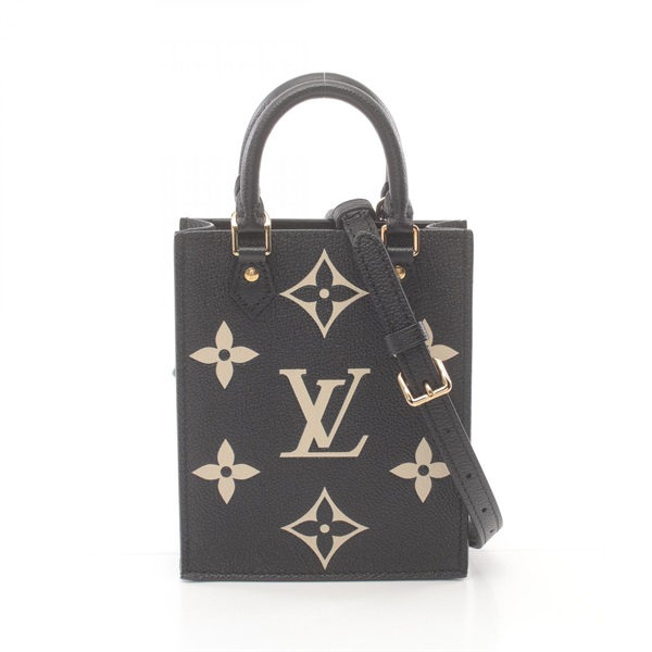 LOUIS VUITTON Petit Sac Plat 2way Crossbody bag M57933 Monogram empreinte used