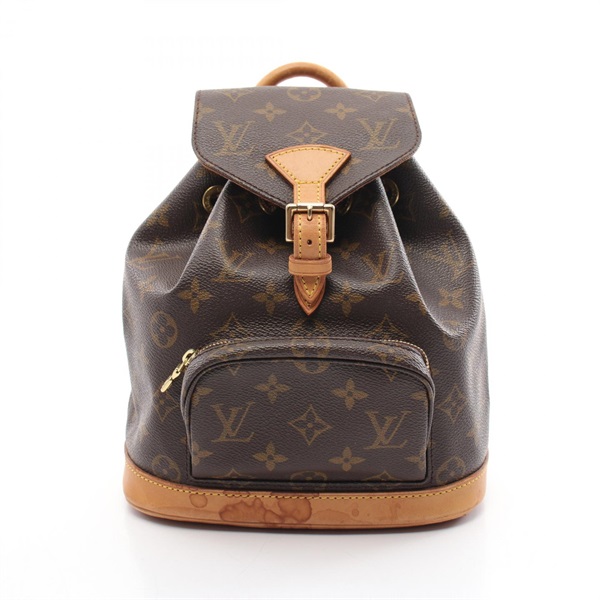 LOUIS VUITTON Mini Montsouris Rucksack Backpack M51137 Monogram leather brown LV