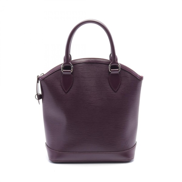 LOUIS VUITTON Lockit PM Tote Bag M4229K Epi leather Purple Cassis Used