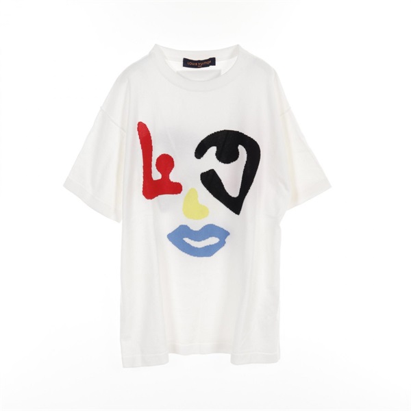 LOUIS VUITTON Graphic logo inside out T-shirt S size RM222M J55 HNN01W cotton