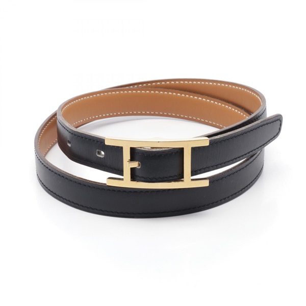 HERMES Api belt ceinture reversible B Box calf leather Barenia blackbrown GHW