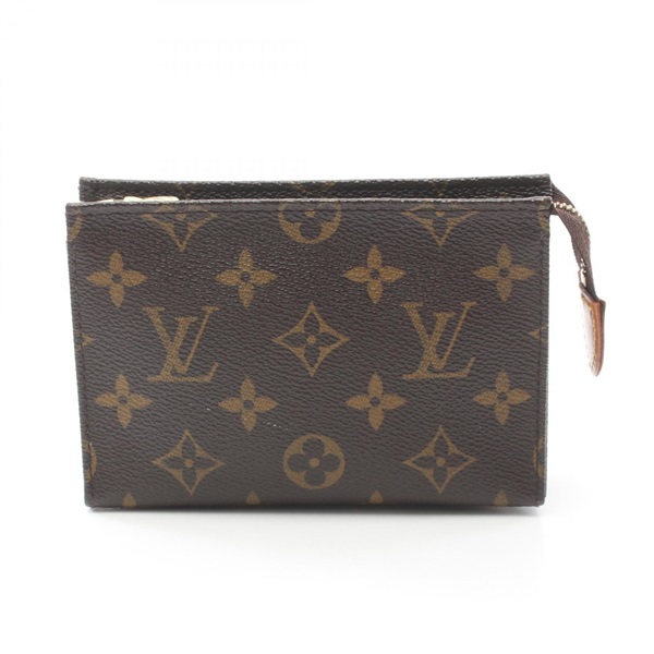 LOUIS VUITTON Poche Toilette 15 bag M47546 Monogram canvas Brown Used Women LV