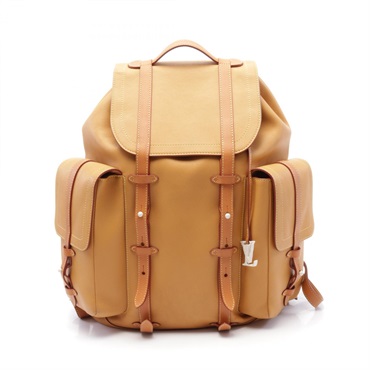 LOUIS VUITTON Christopher GM Backpack M53270 Virgil Approach leather Brown Used