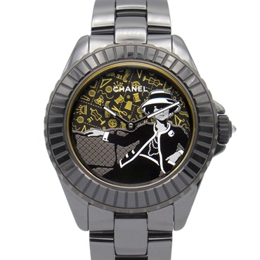 CHANEL Mademoiselle J12 Couture Wrist Watch H9761 Automatic ceramic Used mens