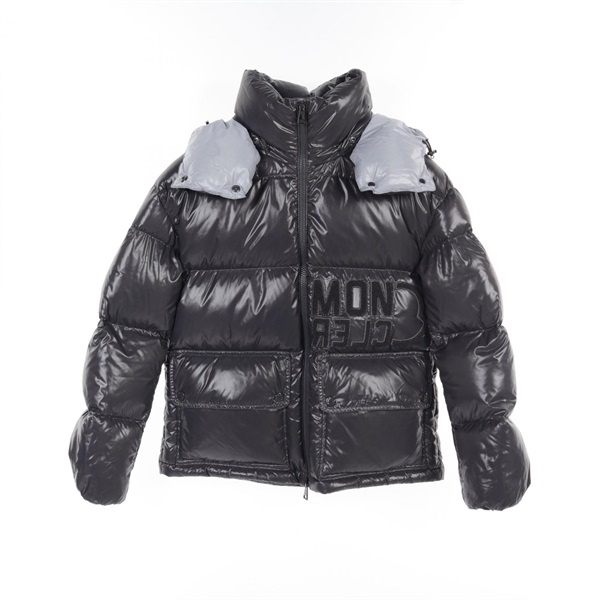 MONCLER ABBAYE Down jacket coat 1A00063 Nylon Gray Used Women size 00