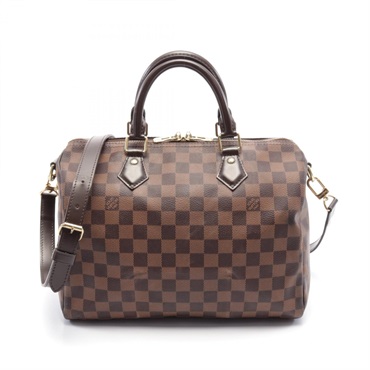 LOUIS VUITTON Speedy bandouriere 30 Hand travel bag N41367 Damier leather Ebene