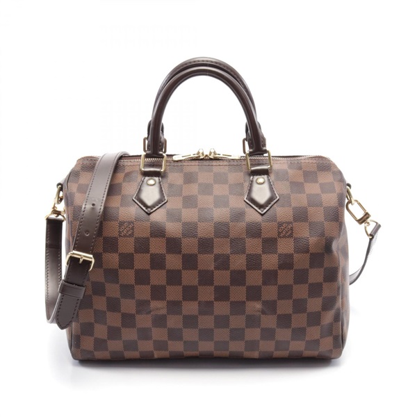 LOUIS VUITTON Speedy bandouriere 30 Hand travel bag N41367 Damier leather Ebene