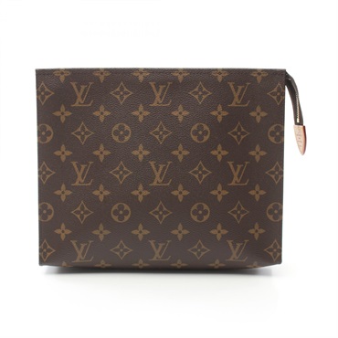 LOUIS VUITTON Pouch Toilette 26 business clutch bag M47542 Monogram Brown Used