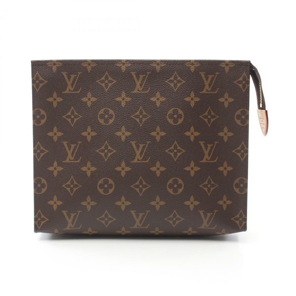 LOUIS VUITTON Pouch Toilette 26 business clutch bag M47542 Monogram Brown Used