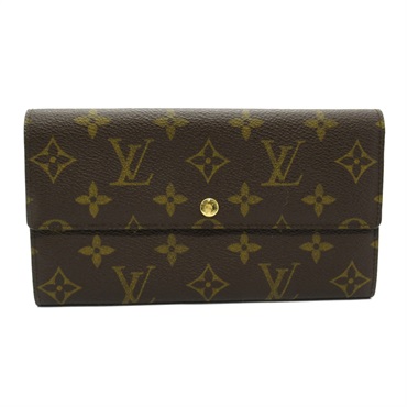 LOUIS VUITTON Porte-monnaie Credit Bi-fold Wallet M61725 Monogram canvas used LV