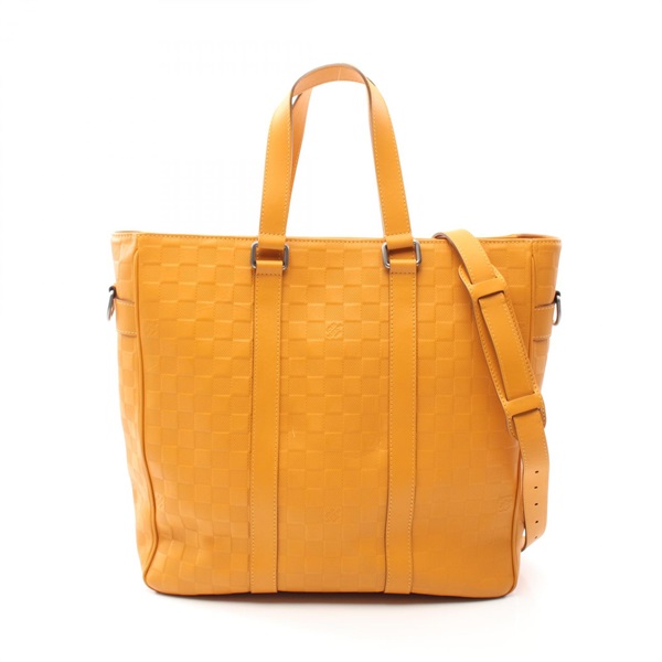 LOUIS VUITTON Neo Tadao Tote Bag N41228 Damier Infini leather Solar Used 2way LV