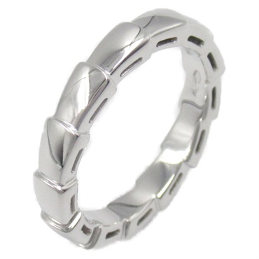 BVLGARI Serpenti Viper Ring 18KWG White Gold Used women US size 5.25 #50