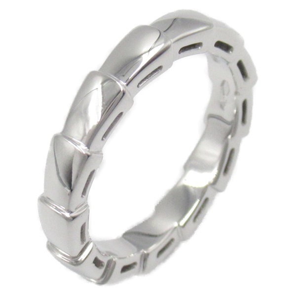 BVLGARI Serpenti Viper Ring 18KWG White Gold Used women US size 5.25 #50