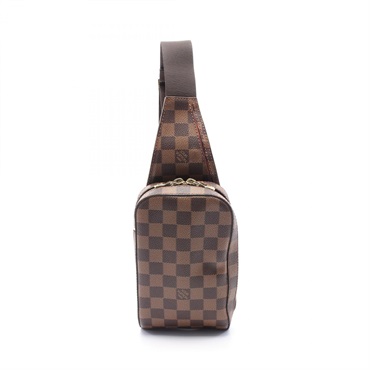 LOUIS VUITTON Geronimos Waist bag N51994 Damier canvas Brown Ebene Used unisex