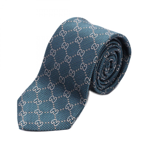 GUCCI GG pattern Tie 202266 silk Green Used mens