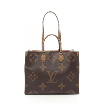 LOUIS VUITTON On-the-go GM Tote shoulder Bag M44576 Monogram Giant Reverse used
