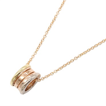 BVLGARI B-zero1 Perfect Mistake Necklace 18KYG Yellow Gold 18KWG Used unisex