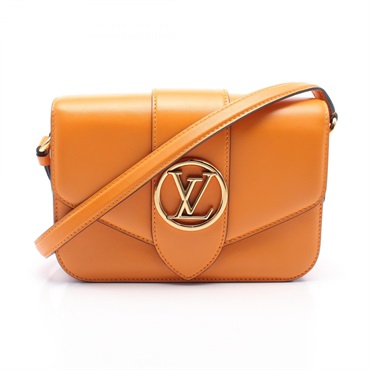 LOUIS VUITTON LV PONT 9 Shoulder crossbody Bag M55946 leather summer gold LV