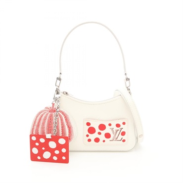LOUIS VUITTON × YK Marerini Handbag M21759 Epi leather White Red Used Women LV