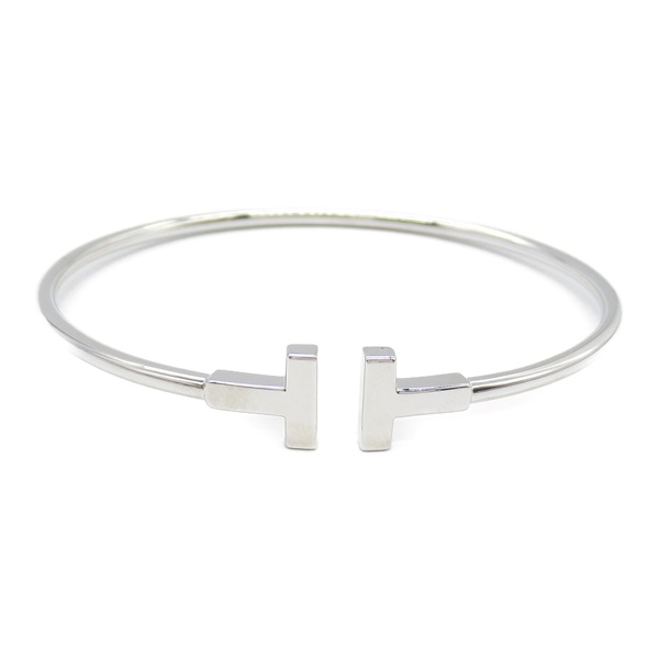 TIFFANY＆CO T-wire Bracelet 18KWG White Gold Used unisex