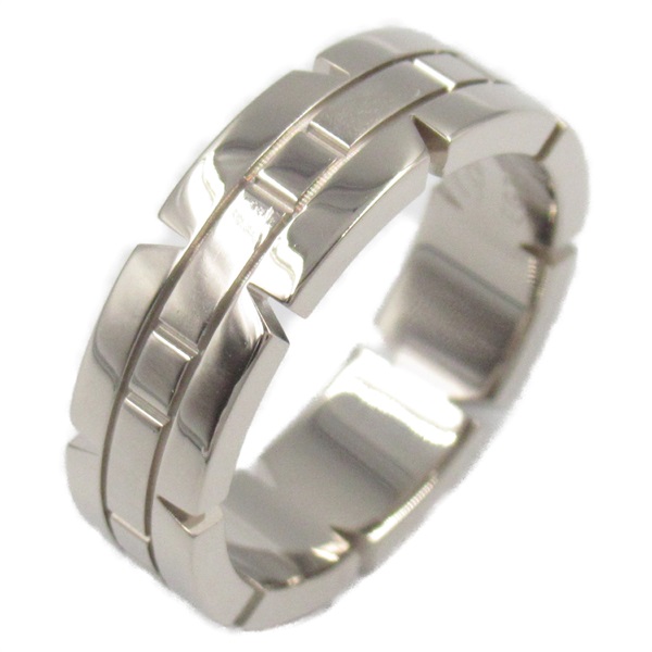 CARTIER Tank francaise Ring 18KWG White Gold Used Unisex US size 6.5
