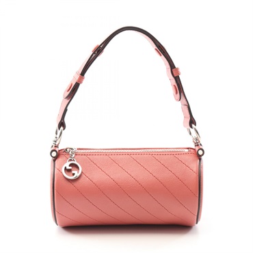 GUCCI Blondie Mini Shoulder Bag 760170 leather Pink Used Women