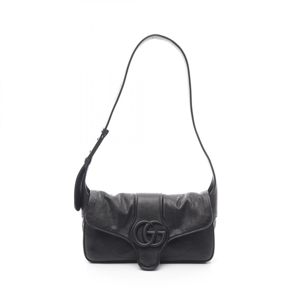 GUCCI Aphrodite Small Shoulder Bag 767226 leather Black Used Women