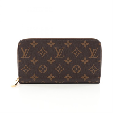 LOUIS VUITTON Zippy Around long wallet purse M42616 Monogram canvas Brown