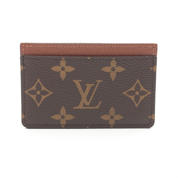 LOUIS VUITTON Porte Cartes Simple Card Case holder M61733 Monogram armagnac LV