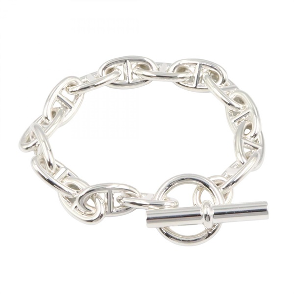 HERMES Chaine dAncre GM chain Bracelet 20.5cm Silver925 Used unisex