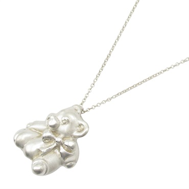 TIFFANY＆CO Teddy bear Necklace Pendandt Silver925 Used women