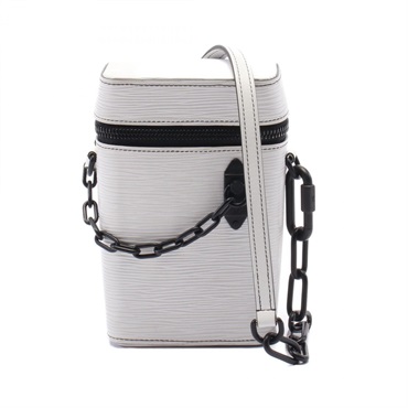 LOUIS VUITTON Phone box chain Shoulder crossbody Bag M68791 Epi Blanc Used LV